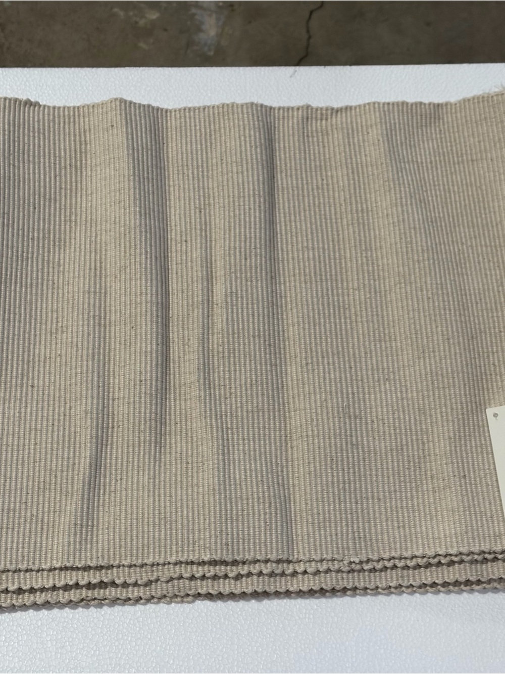 Threshold Ribbed Cotton table placemats